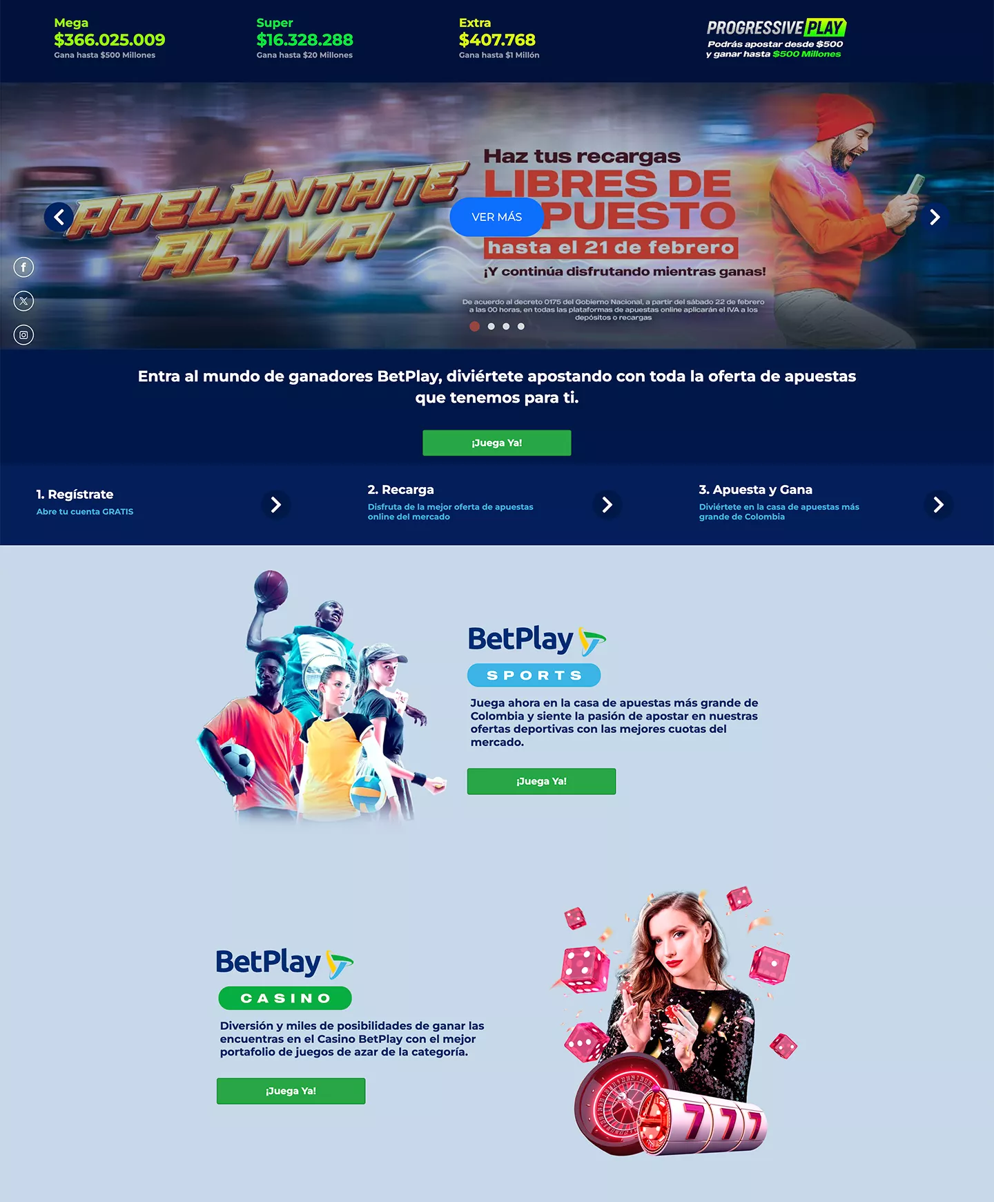 Betplay su destino para apuestas deportivas y juegos de casino